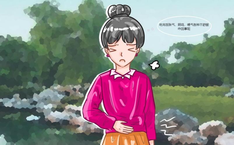 胃胀气可以吃野苏颗粒吗？