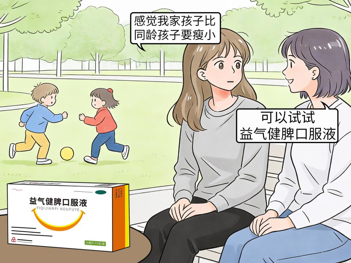 身体瘦小每天吃几次益气健脾口服液？