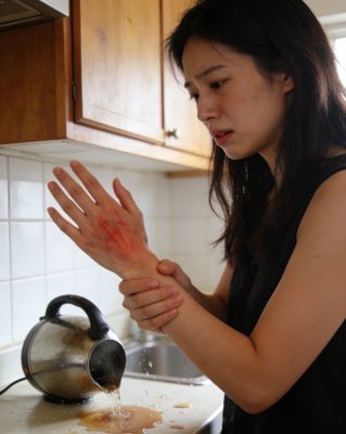 轻度水火烫伤是什么症状？