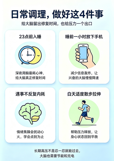 长期高压、身心俱疲？慢性神经衰弱如何调理