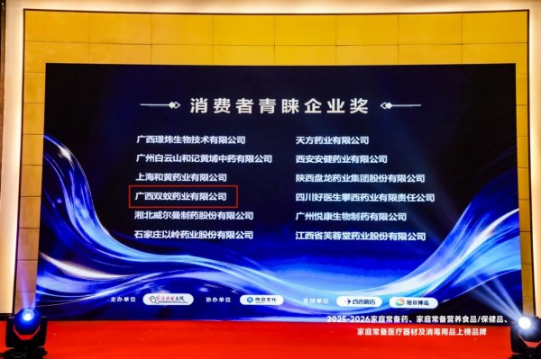 口碑见证实力，匠心守护健康｜双蚁药业斩获5项重磅大奖