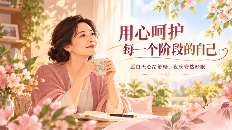 更年期烦躁失眠、潮热心慌？女性心身调理干货